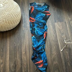 Louisa Ballou Blue Heatwave Minidress